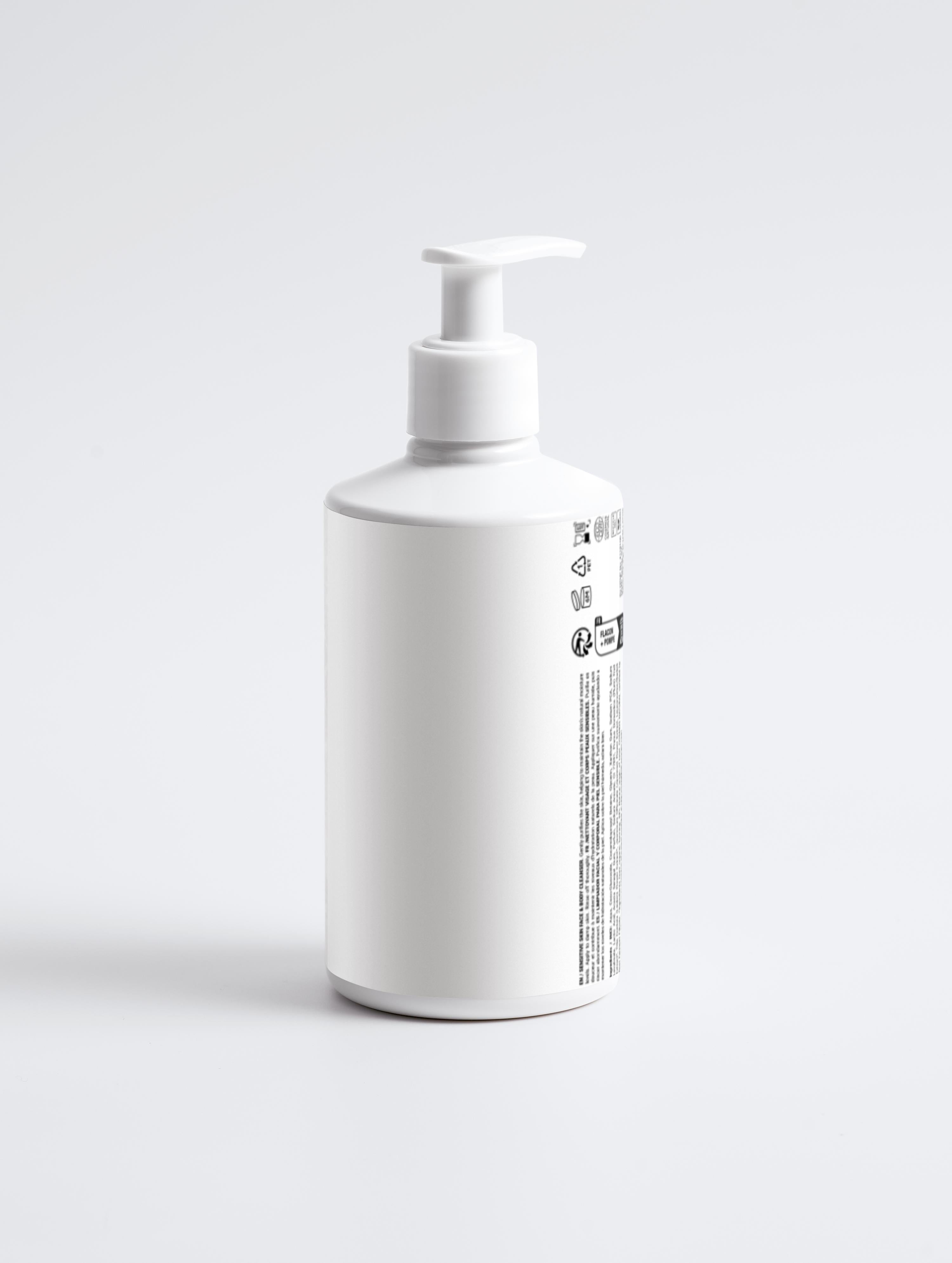 Sensitive Skin Face & Body Cleanser / 290 g / 10.23 oz