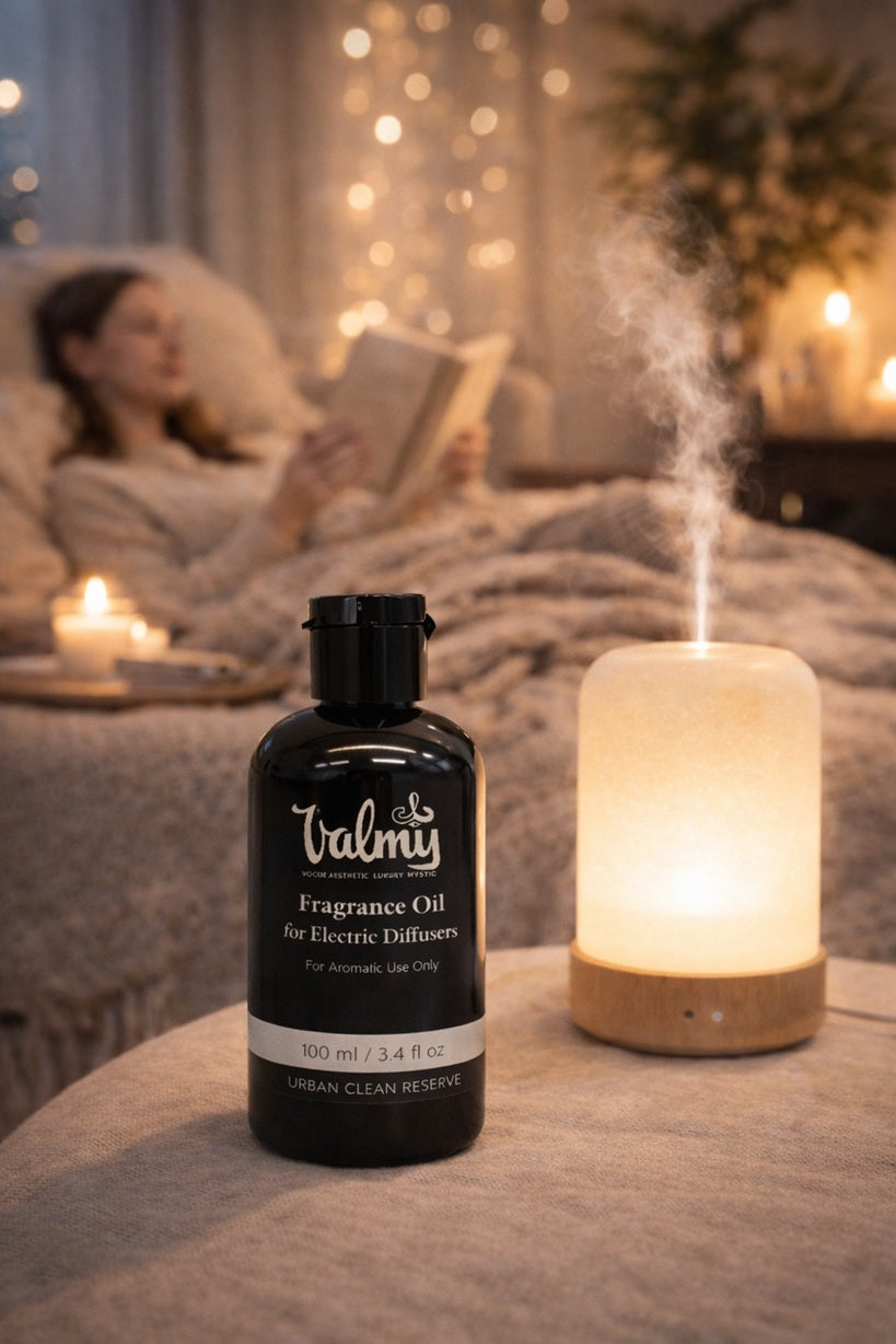 Valmy Fragrance Oil for Electric Diffusers — White Spa Serenity (100 ml)