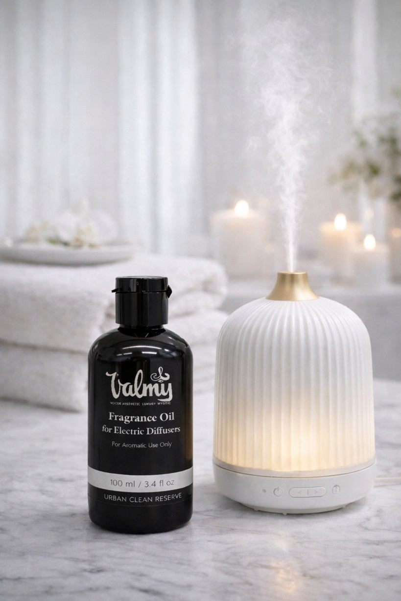 Valmy Fragrance Oil for Electric Diffuser — Golden Amber Lobby (100 ml)
