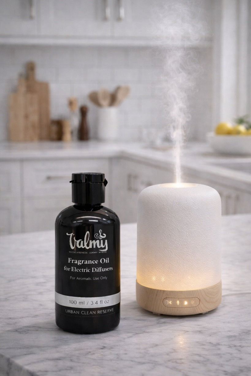 Valmy Fragrance Oil for Electric Diffusers — Urban Clean Reserve (100 ml)
