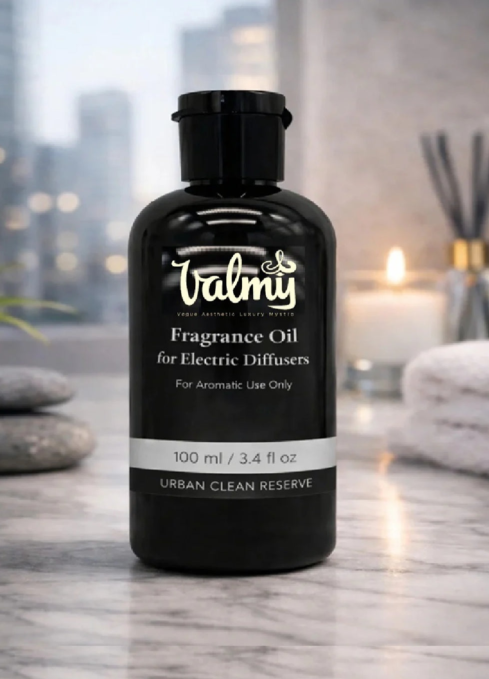 Valmy Fragrance Oil for Electric Diffusers — Urban Clean Reserve (100 ml)