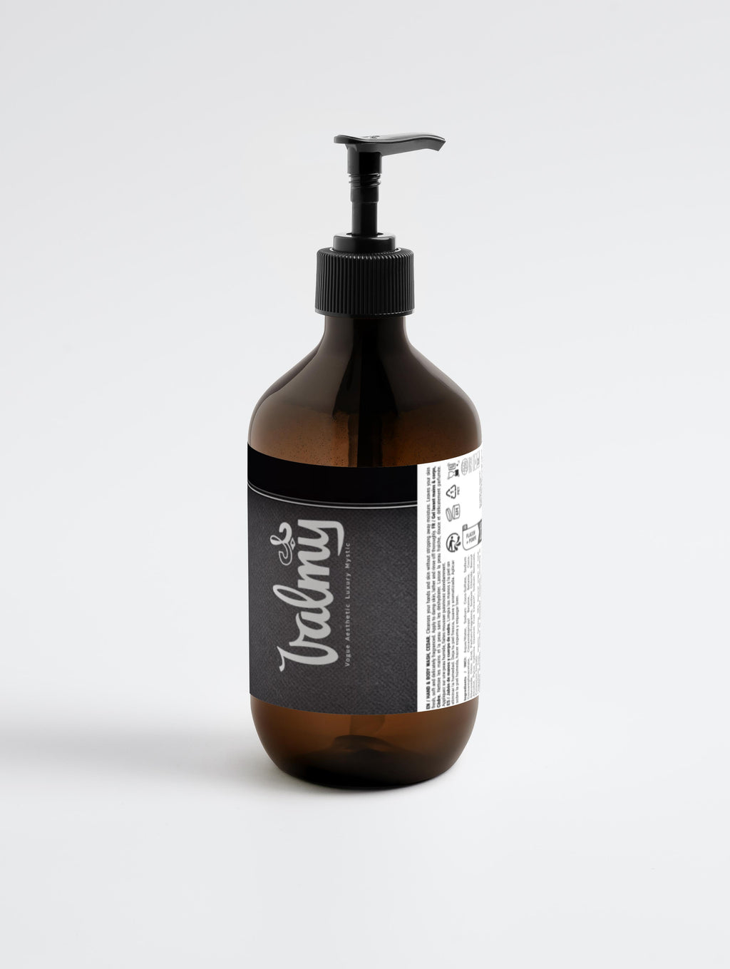 Hand & Body Wash, Peppermint & Dark Cedar