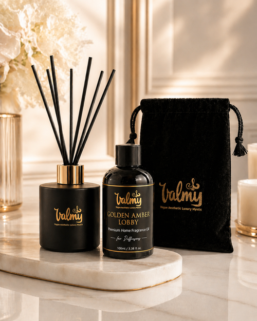 Golden Amber Lobby Reed Diffuser – Luxury Home Fragrance Inspired by Westin Hotel Scent