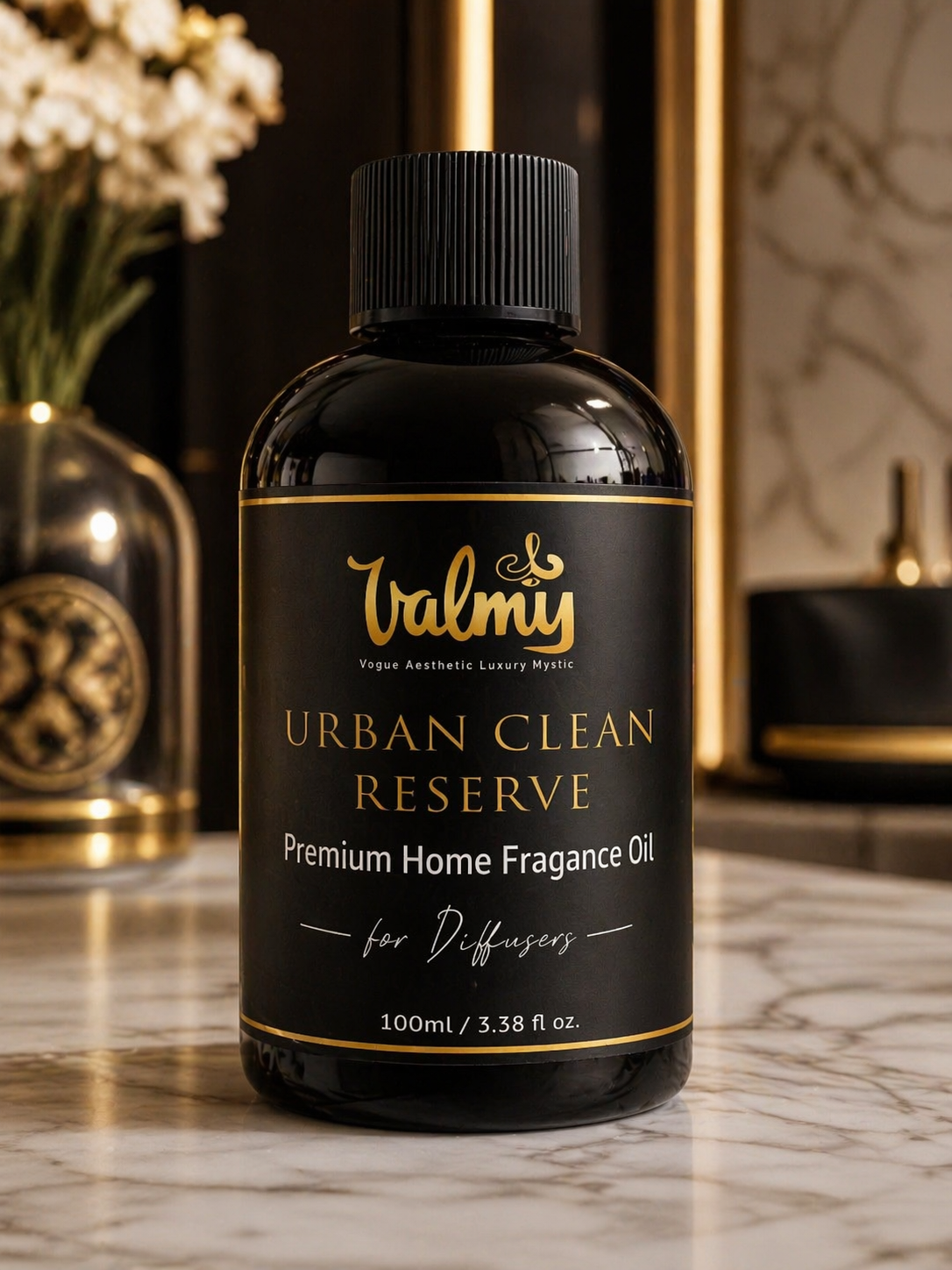 Valmy Urban Clean Reserve – Premium Waterless Fragrance Oil for Nebulizing Diffusers & HVAC Systems (100 ml)